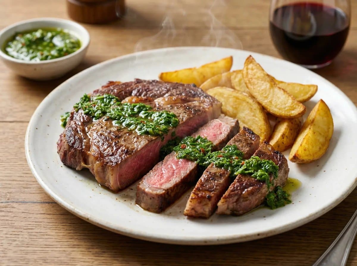 Entrecot de Ternera a la Parrilla con Patatas
