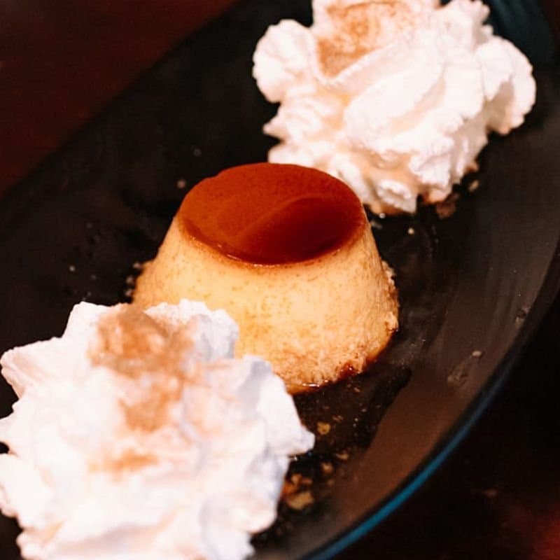 Flan Casero con Nata